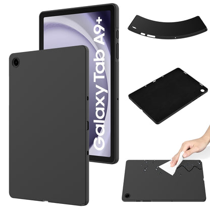 Pure Color Liquid Silicone Shockproof Tablet Case