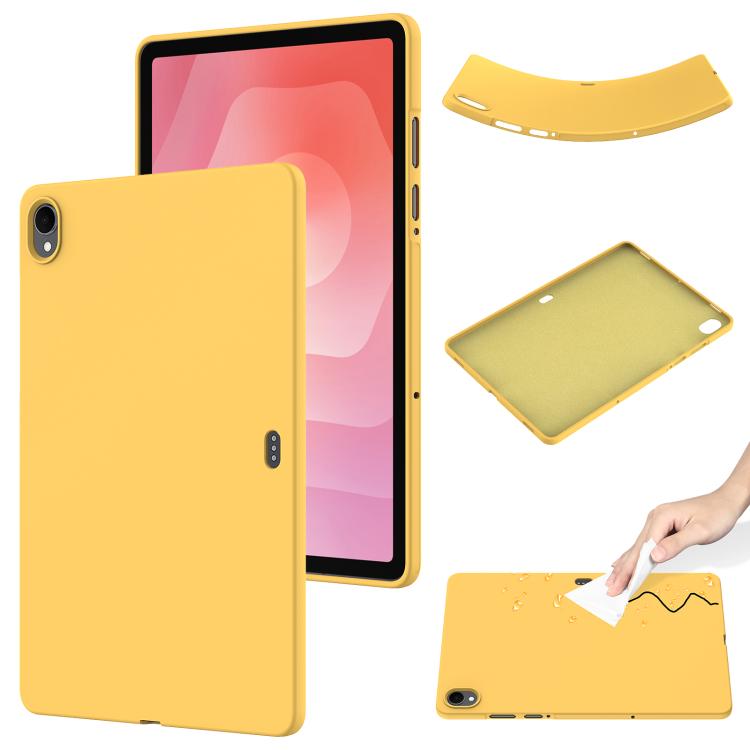 Pure Color Liquid Silicone Shockproof Tablet Case