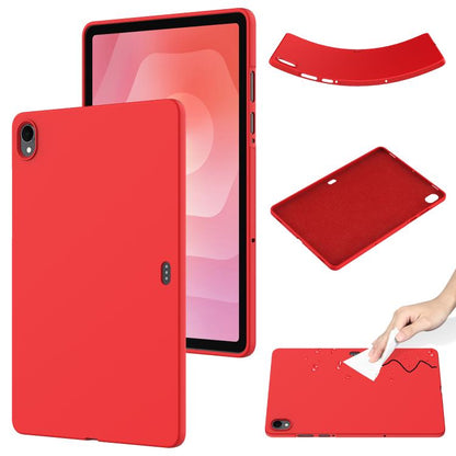 Pure Color Liquid Silicone Shockproof Tablet Case