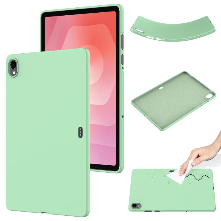 Pure Color Liquid Silicone Shockproof Tablet Case