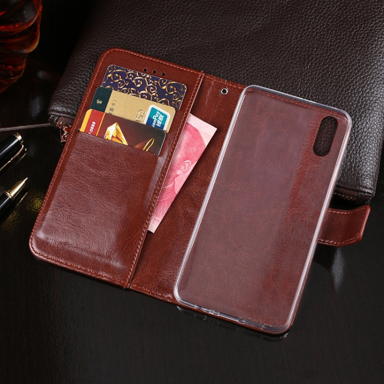 idewei Crazy Horse Texture Horizontal Flip Leather Case with Holder & Card Slots & Wallet, For TP-Link Neffos C9s, For UMIDIGI A3X, For Ulefone Note 8P