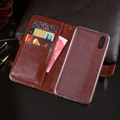 idewei Crazy Horse Texture Horizontal Flip Leather Case with Holder & Card Slots & Wallet, For TP-Link Neffos C9s, For UMIDIGI A3X, For Ulefone Note 8P