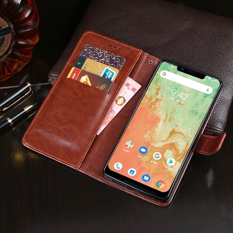 idewei Crazy Horse Texture Horizontal Flip Leather Case with Holder & Card Slots & Wallet, Series 2