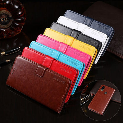 idewei Crazy Horse Texture Horizontal Flip Leather Case with Holder & Card Slots & Wallet, Series 2