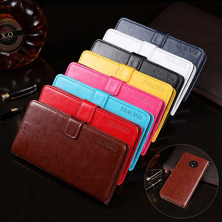 idewei Crazy Horse Texture Horizontal Flip Leather Case with Holder & Card Slots & Wallet, Series 1