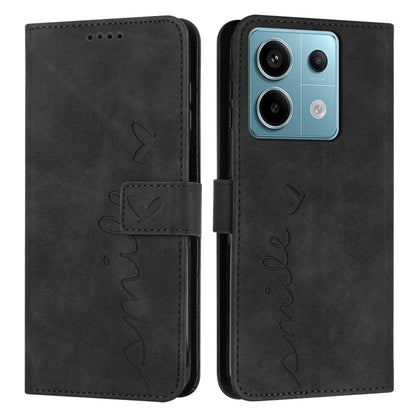Skin Feel Heart Embossed Leather Phone Case with Long Lanyard, Series 3