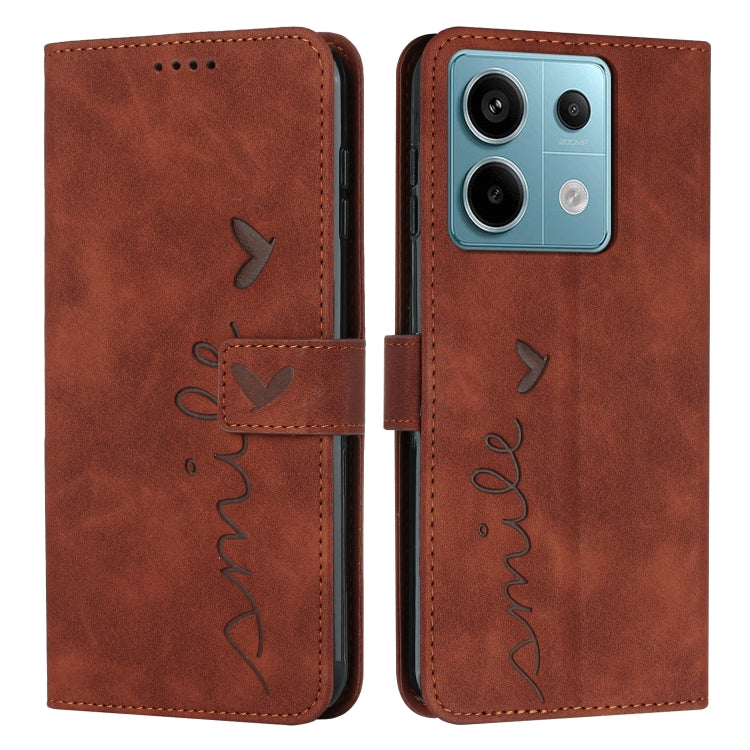 Skin Feel Heart Embossed Leather Phone Case with Long Lanyard, Series 3