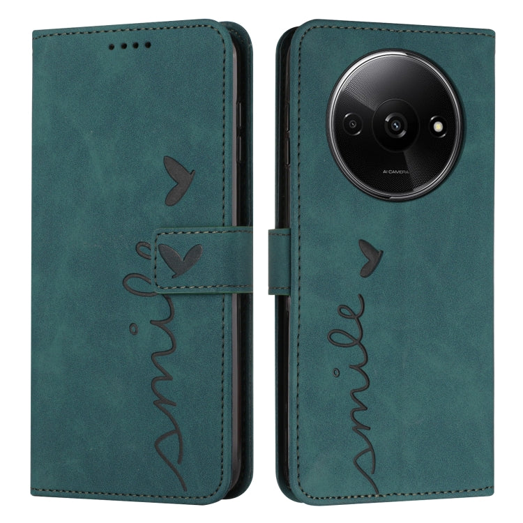 Skin Feel Heart Embossed Leather Phone Case with Long Lanyard, Series 3