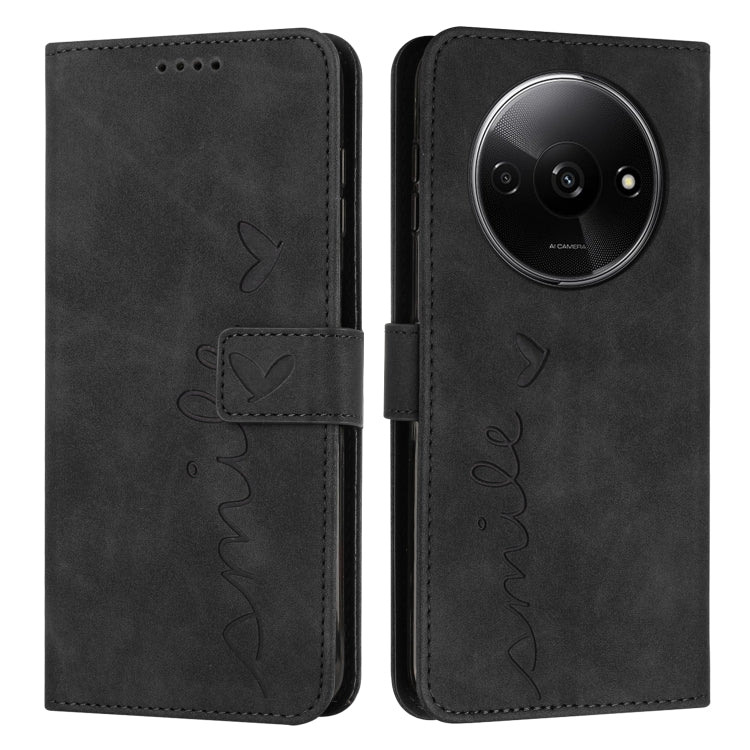 Skin Feel Heart Embossed Leather Phone Case with Long Lanyard, Series 3