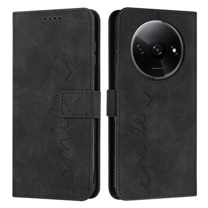Skin Feel Heart Embossed Leather Phone Case with Long Lanyard, Series 3