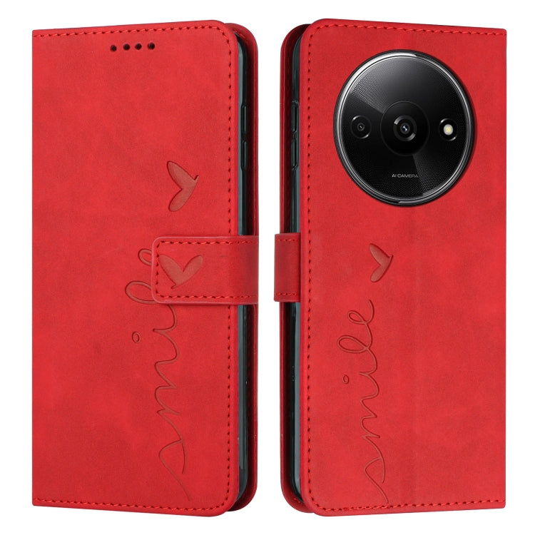 Skin Feel Heart Embossed Leather Phone Case with Long Lanyard, Series 3