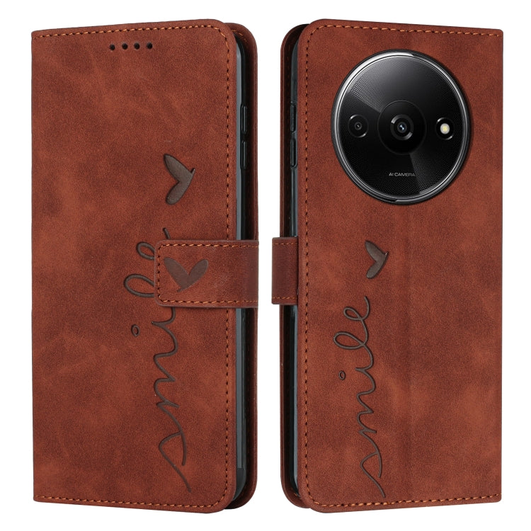 Skin Feel Heart Embossed Leather Phone Case with Long Lanyard, Series 3