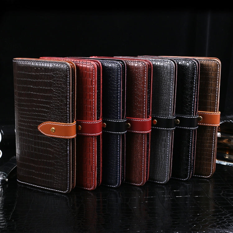 idewei Crocodile Texture Horizontal Flip Leather Case with Holder & Card Slots & Wallet