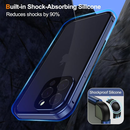 Anti-peeping Magnetic Double-sided Tempered Glass Phone Case