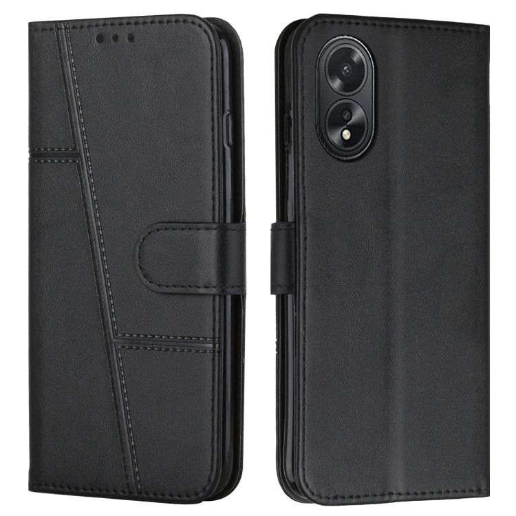 Stitching Calf Texture Buckle Leather Phone Case, Series 1