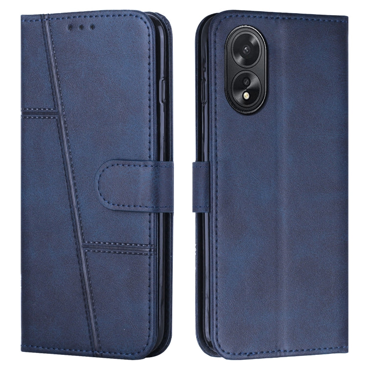 Stitching Calf Texture Buckle Leather Phone Case, Series 1