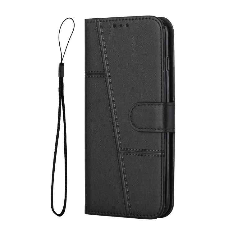 Stitching Calf Texture Buckle Leather Phone Case, Series 1