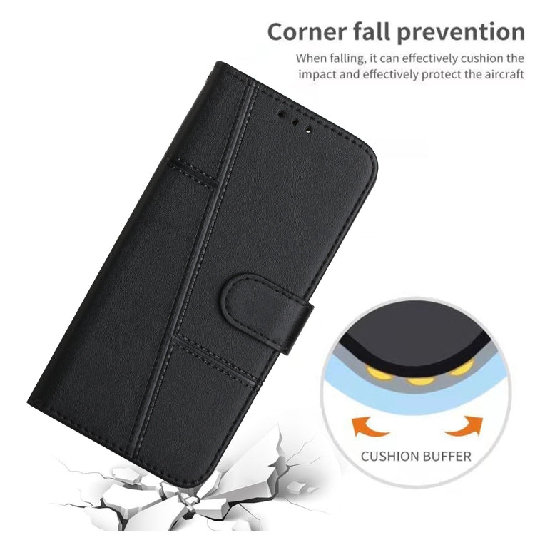 Stitching Calf Texture Buckle Leather Phone Case, Series 1