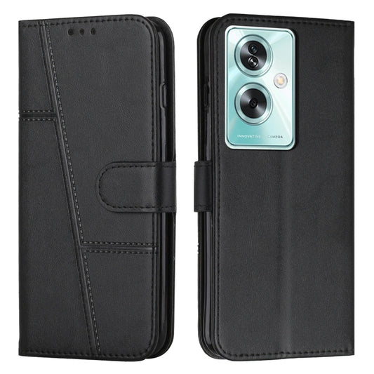 Stitching Calf Texture Buckle Leather Phone Case, Series 1