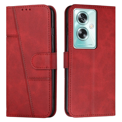 Stitching Calf Texture Buckle Leather Phone Case, Series 1