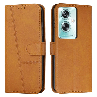 Stitching Calf Texture Buckle Leather Phone Case, Series 1