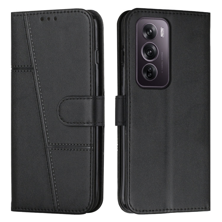 Stitching Calf Texture Buckle Leather Phone Case, Series 1