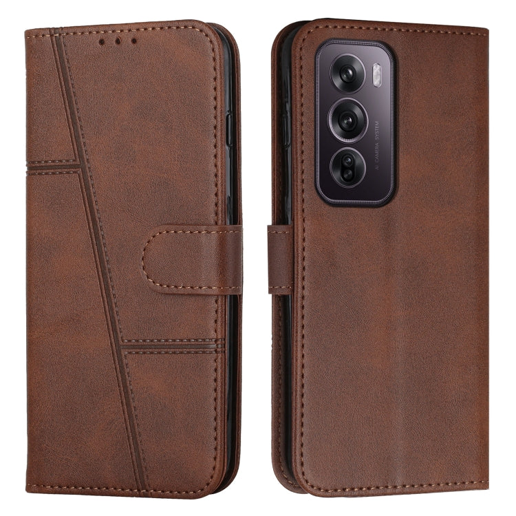 Stitching Calf Texture Buckle Leather Phone Case, Series 1