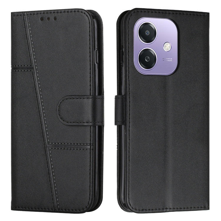 Stitching Calf Texture Buckle Leather Phone Case, Series 1