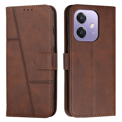 Stitching Calf Texture Buckle Leather Phone Case, Series 1