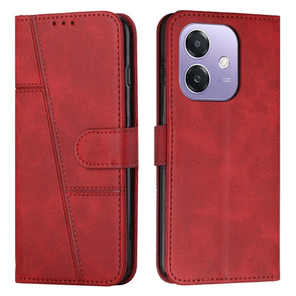 Stitching Calf Texture Buckle Leather Phone Case, Series 1