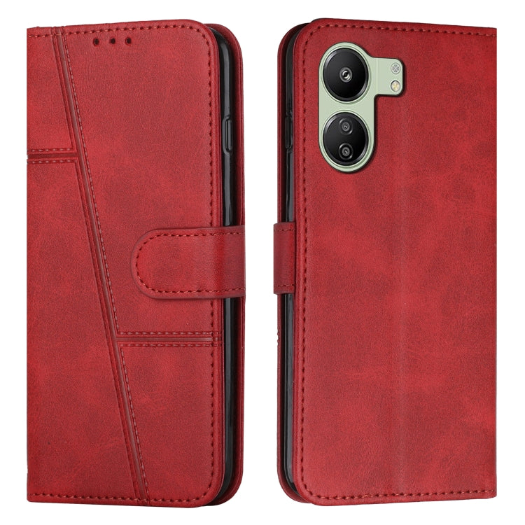 Stitching Calf Texture Buckle Leather Phone Case, Series 1