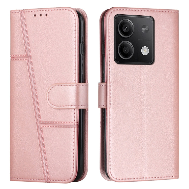 Stitching Calf Texture Buckle Leather Phone Case, For Xiaomi 14 pro, For Xiaomi 13T / Xiaomi 13T Pro, For Xiaomi 14, For Xiaomi Redmi Note 13