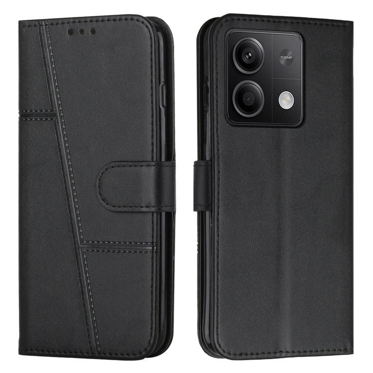 Stitching Calf Texture Buckle Leather Phone Case, Series 1