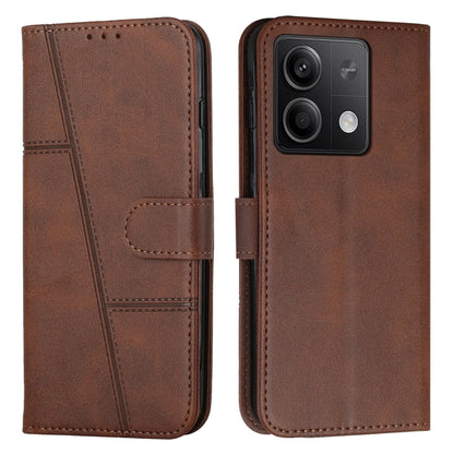 Stitching Calf Texture Buckle Leather Phone Case, For Xiaomi 14 pro, For Xiaomi 13T / Xiaomi 13T Pro, For Xiaomi 14, For Xiaomi Redmi Note 13