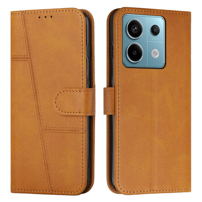 Stitching Calf Texture Buckle Leather Phone Case, Series 2