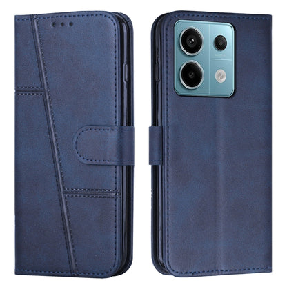 Stitching Calf Texture Buckle Leather Phone Case, Series 2