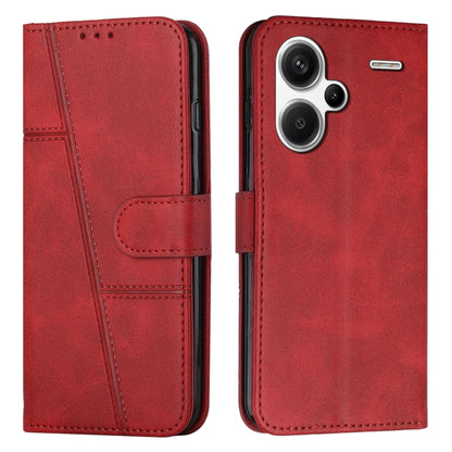 Stitching Calf Texture Buckle Leather Phone Case, Series 1