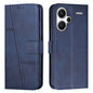 Stitching Calf Texture Buckle Leather Phone Case, Series 1