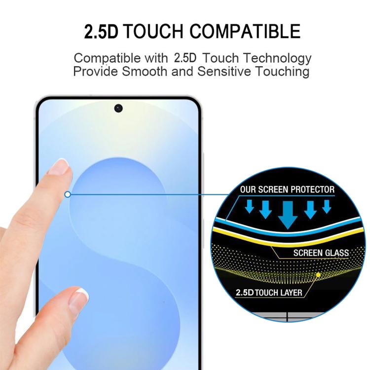Full Glue Screen Tempered Glass Film, Support Fingerprint Unlocking, For Samsung Galaxy S26+ 5G, For Samsung Galaxy S26 Ultra 5G, For Samsung Galaxy S26 5G, For Samsung Galaxy S25 Edge 5G, For Samsung Galaxy S25 5G, For Samsung Galaxy S25+ 5G          ...