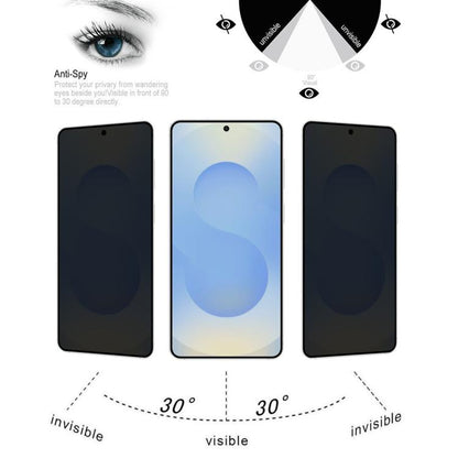 Full Cover Anti-peeping Tempered Glass Film, Support Fingerprint Unlocking, For Samsung Galaxy S26+ 5G, For Samsung Galaxy S26 Ultra 5G, For Samsung Galaxy S26 5G, For Samsung Galaxy S25 Edge 5G, For Samsung Galaxy S25 5G, For Samsung Galaxy S25+ 5G   ...
