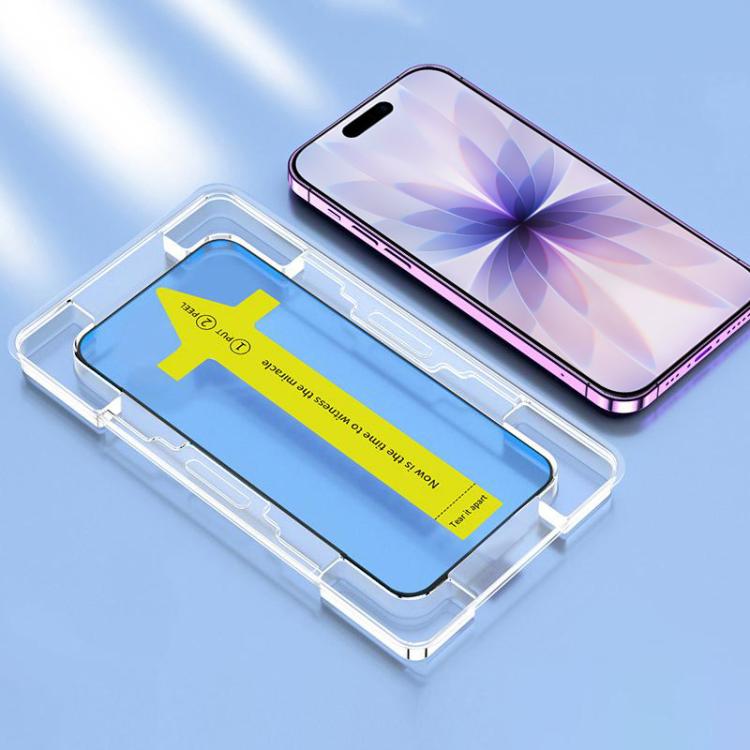 HD Fast Attach Dust-proof Anti-static Tempered Glass Film