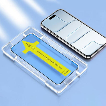 HD Fast Attach Dust-proof Anti-static Tempered Glass Film