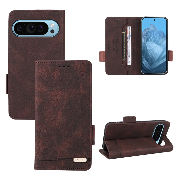 Magnetic Clasp Leather Phone Case, For Google Pixel 9a, For Google Pixel 9 Pro XL, For Google Pixel 8a