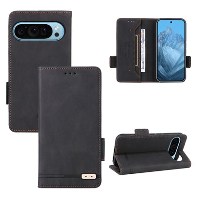 Magnetic Clasp Leather Phone Case, For Google Pixel 9a, For Google Pixel 9 Pro XL, For Google Pixel 8a