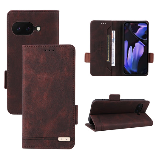 Magnetic Clasp Leather Phone Case, For Google Pixel 9a, For Google Pixel 9 Pro XL, For Google Pixel 8a