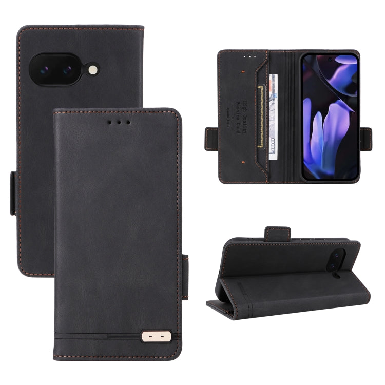 Magnetic Clasp Leather Phone Case, For Google Pixel 9a, For Google Pixel 9 Pro XL, For Google Pixel 8a