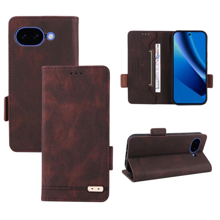 Magnetic Clasp Leather Phone Case, For Google Pixel 11 Pro XL 5G, For Google Pixel 11 Pro  / 11, For Google Pixel 10a, For Google Pixel 9a