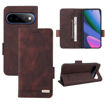 Magnetic Clasp Leather Phone Case, For Google Pixel 11 Pro XL 5G, For Google Pixel 11 Pro  / 11, For Google Pixel 10a, For Google Pixel 9a