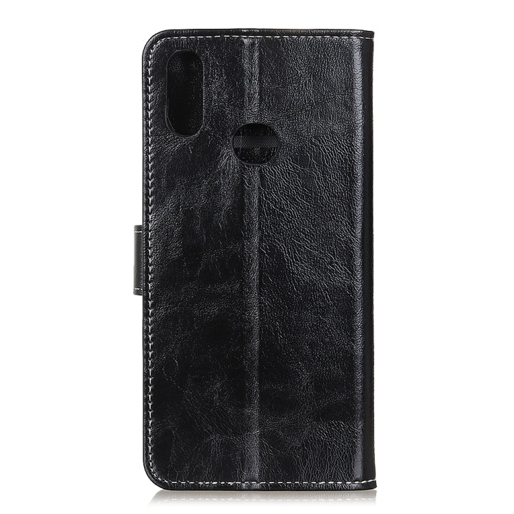 Retro Crazy Horse Texture Horizontal Flip Leather Case with Holder & Card Slots & Photo Frame & Wallet