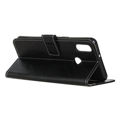 Retro Crazy Horse Texture Horizontal Flip Leather Case with Holder & Card Slots & Photo Frame & Wallet